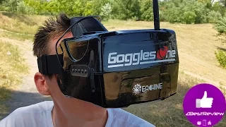 ✔ Eachine Goggles One - FullHD FPV Шлем для Квадрокоптера.