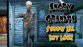 Letting Anger Mode Grandpa Shoot All Day Long In Granny 3