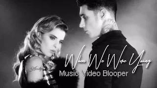 Andy Black feat. Juliet Simms - "When We Were Young" BLOOPER