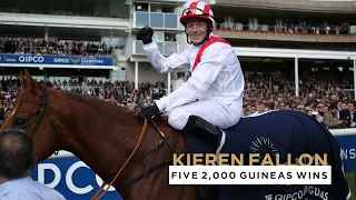 GUINEAS GENIUS! ALL 5 OF KIEREN FALLON'S 2,000 GUINEAS WINS AT NEWMARKET RACECOURSE