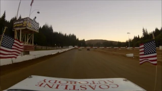 Coos Bay Speedway 7-29-17 Hornet main event rear view