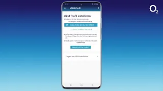 o2 eSIM - SIM-Tausch über die Mein o2 App auf einem Samsung Galaxy S20