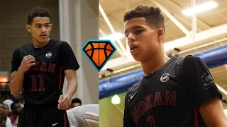 Trae Young & Michael Porter Jr. Lead MoKan To The Peach Jam Final!! | Best Duo In The Country?