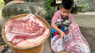 Yummy pork belly cooking with country style - Chef Seyhak