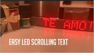 LED Scrolling Text || Happy Valentine’s Day