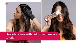 Chocolate Hair Tutorial with Color Fresh Mask | Wella Professionals