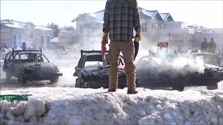 2018 PENETANGUISHENE WINTERAMA DEMO DERBY MINI FEATURE