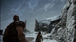 God of War горный лагерь