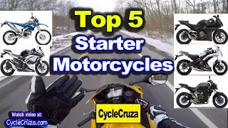 Top 5 Starter Motorcycles For New Riders
