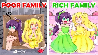 The Squad Gets Adopted By POOR vs RICH Family! (Roblox Brookhaven RP)