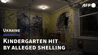 Ukraine reeling after kindergarten shelling | AFP