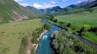 Природа Казахстана с высоты птичьего полета   Nature of Kazakhstan the most beautiful places