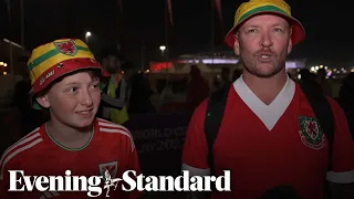 Wales fans react to 1-1 draw in Doha