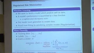 [PURDUE MLSS] Optimization for Machine Learning by S.V.N Vishwanathan (Part 1/5)