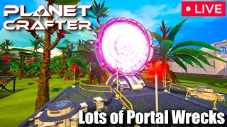 🔴 The Planet Crafter - "Lots of Portal Wrecks" - Stream (5/1/24)