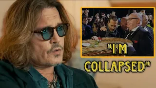 Johnny Depp at the funeral of his friend Shane MacGowan I Johnny Deep delivers a prayer