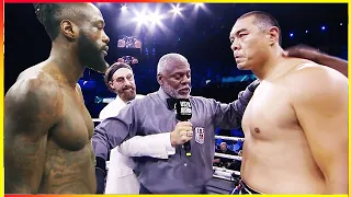 Zhilei Zhang vs Deontay Wilder - Brutal Heavyweight Clash