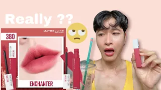 Let Me Be Honest 🙄 Maybelline Super Stay Matte Ink Reviews | #380 #Enchanter