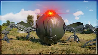 HOG-7 Hedgie BALL OF DEATH SMASHES COLD WAR TANKS