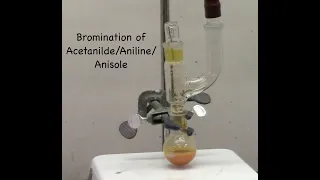 Bromination lab/ Acetanilide bromination/Aniline bromination/Anisole bromination