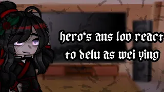 lov and heros react to dekus past as wei ying || requested||