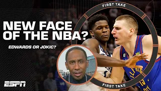 Stephen A. gives Nikola Jokic the edge over Anthony Edwards as the new face of the NBA | First Take