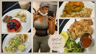 What I eat in a Week ||KETO|| Lazy Cooking! Crispy Coconut Shrimp! Salmon Tacos, Keto Cookies & more