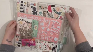 My Creative Scrapbook Kit Club April Main unboxing