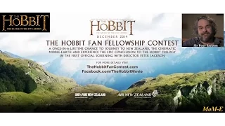 Peter Jackson-The Hobbit Fan Fellowship Contest For The BOTFA Premiere In Wellington New Zealand