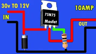 How to make 5 Volt High current IC Circuit At home Using Mosfet