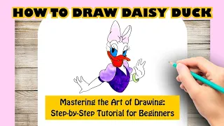 How To Draw Daisy Duck from #DonaldDuck