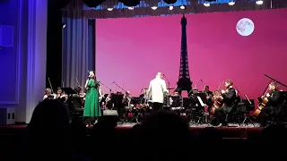 Ольга Каснерик LIVE с Эстрадным оркестром - La vie en rose, FANCAM, 23.05.2024 г.