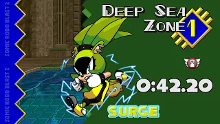 SRB2 v2.2.10 - Deep Sea Zone 1 in 0:42.20 (Surge)