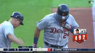 Miguel Cabrera Career home run 493 || Tigers vs. Indians 2021