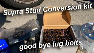 Supra Gets A Stud Conversion Kit Install