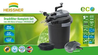 HEISSNER - Teichfilter Set FPU10000-00 Bedienungsanleitung