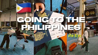 GOING BACK TO THE PHILIPPINES AFTER 10 YEARS! 🇵🇭 ep.1