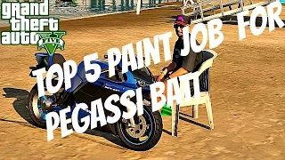 GTA 5 - TOP 5 BEST PAINT JOB FOR PAGASSI BATI 801