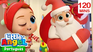 O Papai Noel Chegou Bebê João🎅🏻| Músicas Infantis em Português 🎵 | 2 Horas De Little Angel Brasil