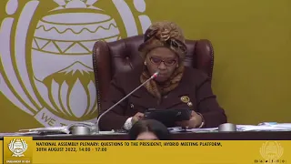 National Assembly Plenary, 30th August 2022