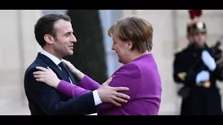 Merkel bei Macron: Europa musste lange auf das deutsch-französische Paar warten