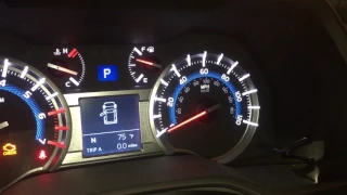 Resetting Maintenance Data on 5th Gen 4Runner 2014