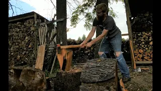 Hand Splitting Firewood - Introduction