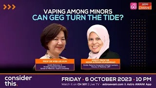 Consider This: Vaping Among Minors — Can GEG Turn the Tide?