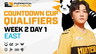 Overwatch League 2021 Season | Countdown Cup Qualifiers | Week 2 Day 1 — East