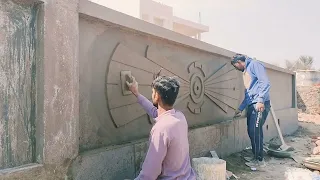 new brand compound wall design## plaster cutting home @ design YouTube 🏠🏡
