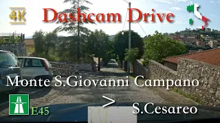 ASMR Highway Drive (Lazio), Italy [Monte San Giovanni Campano-San Cesareo] July 2021 | 17:00 | ⛅