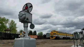 Delhi, Co wigwag now at the Colorado railroad museum.