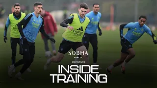 Building up to Brentford | INSIDE TRAINING | Hard work, goals, skills and more | Premier League