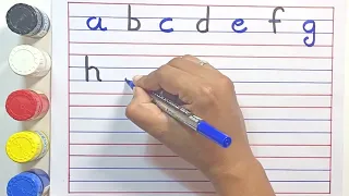 small letter abc writing|how to write small alphabet letters| Alphabets|abcd writing-7